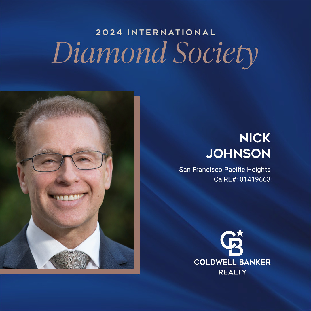 Coldwell Banker Awarded Nicholas Johnson 2024 to the International Diamond Society